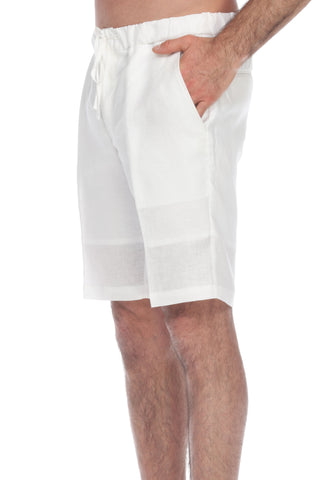 Men's Drawstring Resort Casual 100% Linen Dress Shorts - Mojito Collection - Beachwear, Mens Dress Shorts, Mojito  Linen Shorts, Natural LinenShorts, Resortwear Shorts