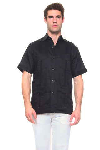 Genuine Mojito Signature Premium Collection 100% Irish Linen Classic Guayabera Shirt Short Sleeve - Mojito Collection - Guayabera, Linen Shirt, Long Sleeve Shirt, Mens Shirt, Mojito Guayabera