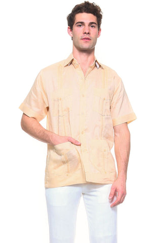 Genuine Mojito Signature Premium Collection 100% Irish Linen Classic Guayabera Shirt Short Sleeve - Mojito Collection - Guayabera, Linen Shirt, Long Sleeve Shirt, Mens Shirt, Mojito Guayabera