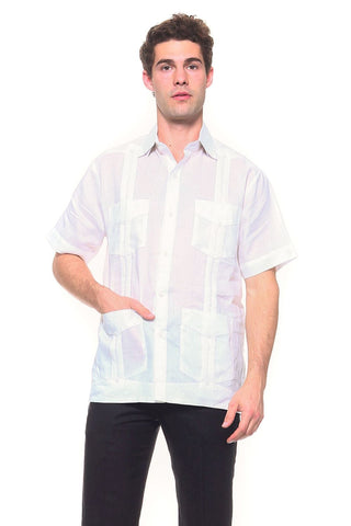 Genuine Mojito Signature Premium Collection 100% Irish Linen Classic Guayabera Shirt Short Sleeve - Mojito Collection - Guayabera, Linen Shirt, Long Sleeve Shirt, Mens Shirt, Mojito Guayabera