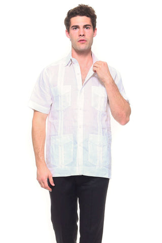 Genuine Mojito Signature Premium Collection 100% Irish Linen Classic Guayabera Shirt Short Sleeve - Mojito Collection - Guayabera, Linen Shirt, Long Sleeve Shirt, Mens Shirt, Mojito Guayabera